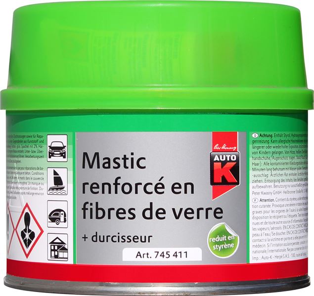 MASTIC FIBRE VERRE 500GR