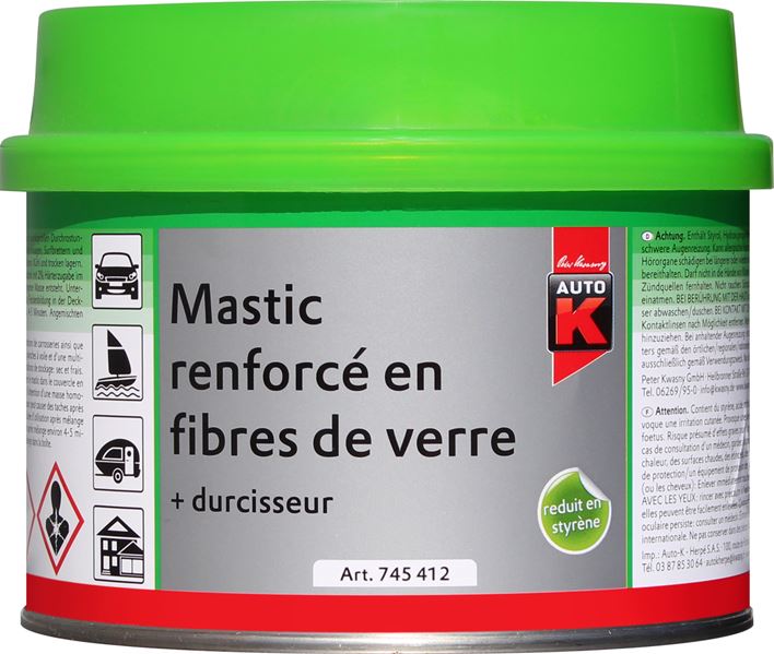 MASTIC FIBRE VERRE 1KG