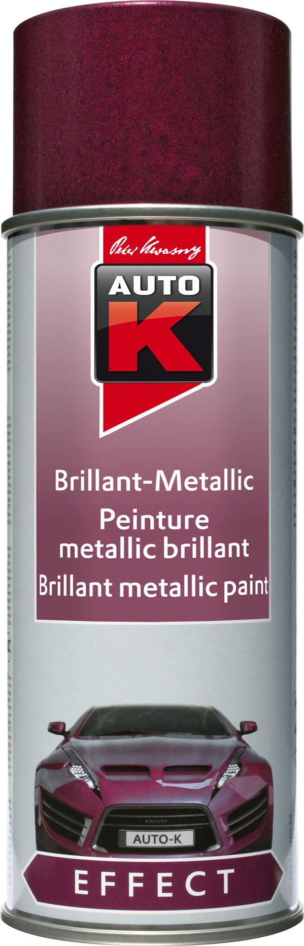 PEINTURE ROUG METALLISE 400ML