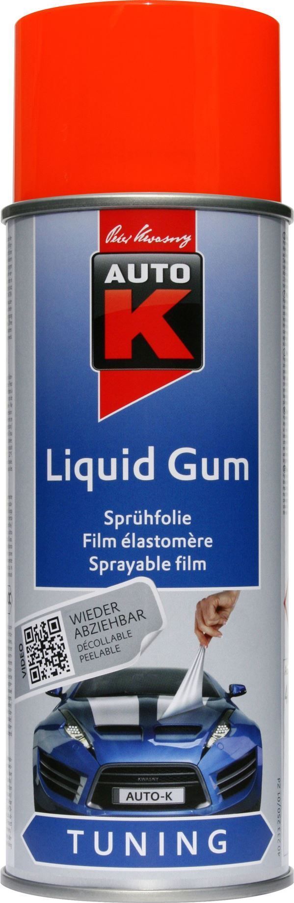 LIQUIDE GUM 0,4L ORANGE NEON