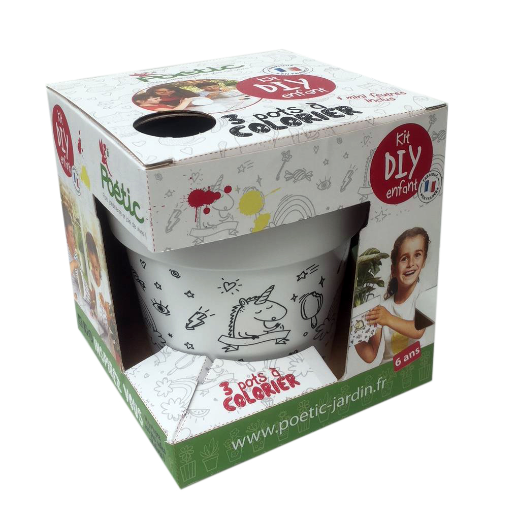 KIT POT CAMELEON 16 JUNIOR A COLORIER POETIC