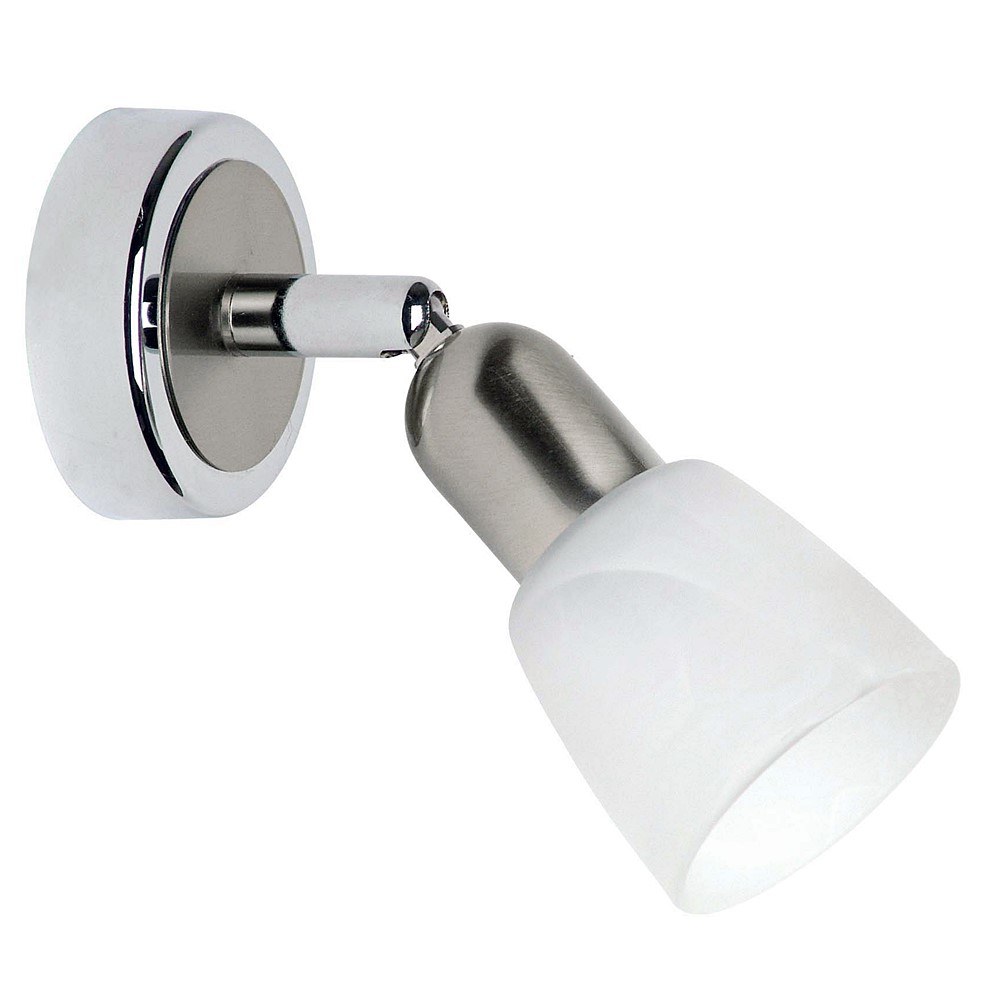Serie spot brilliant sofia 40w acier et chrome