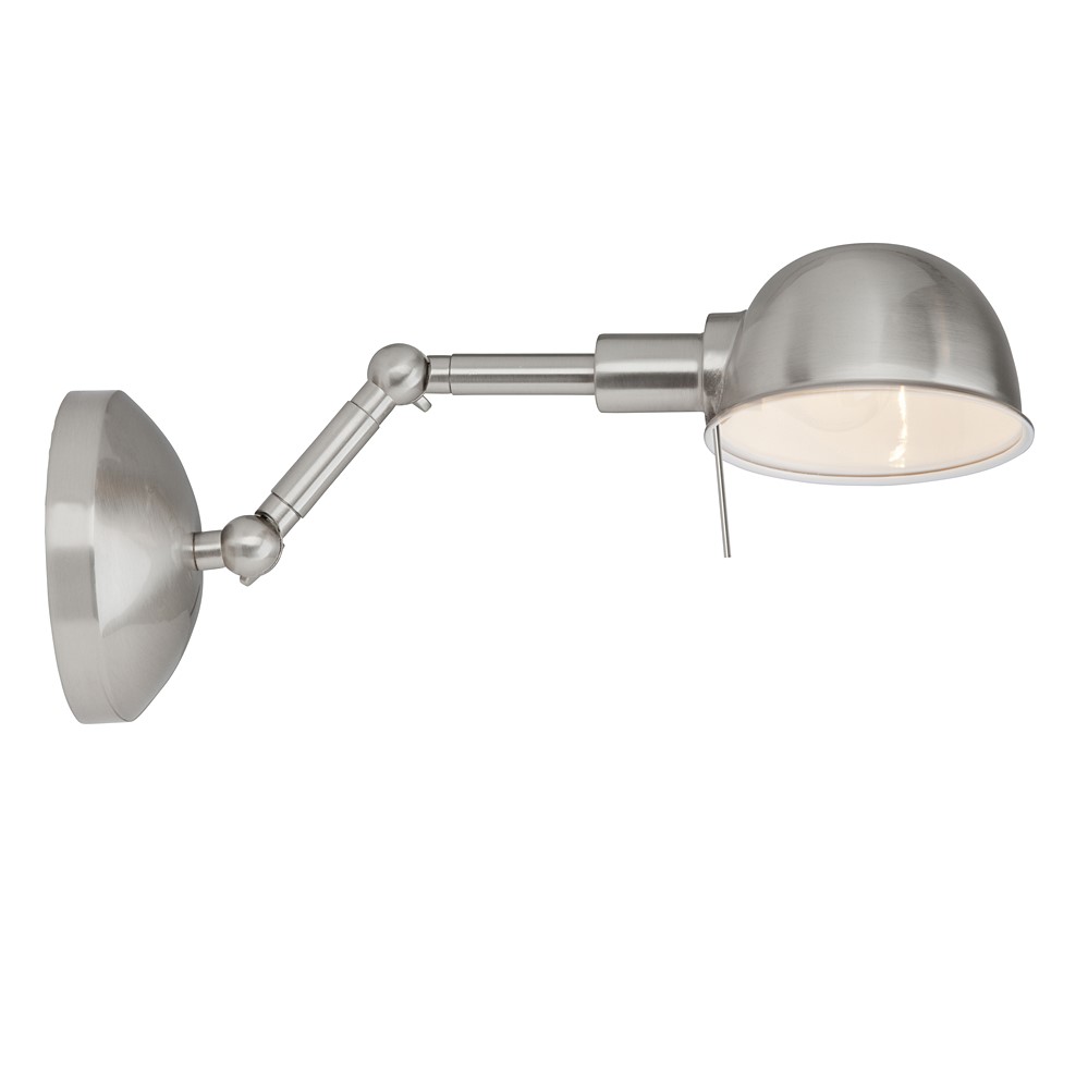 Applique murale brilliant sasha 40w acier