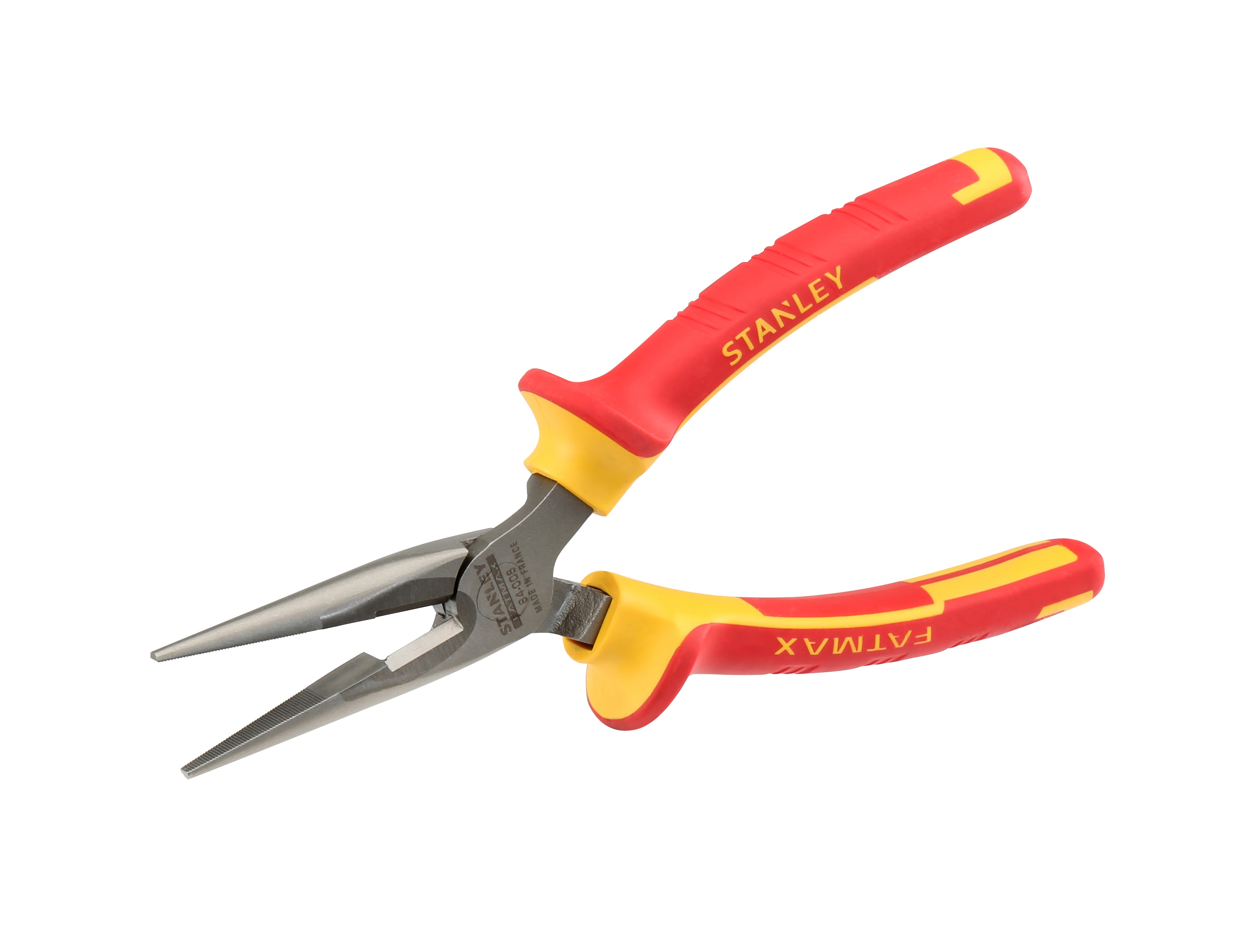 Pince a becs 1/2 ronds longs 160mm isole