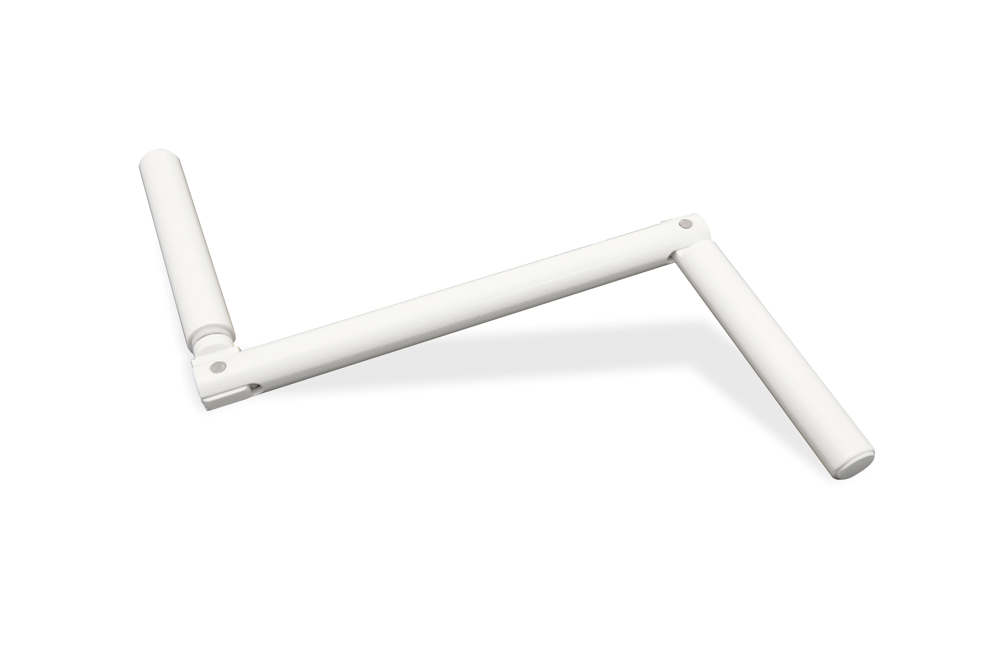 Poignee de maniv. lg 320mm - bl.