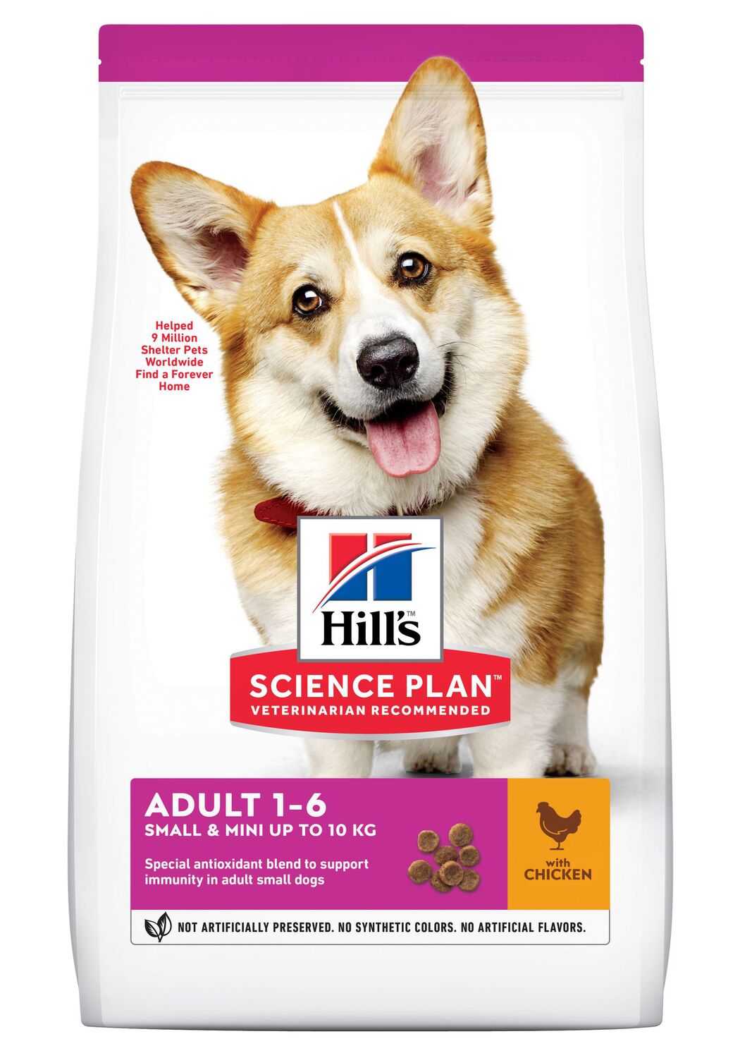 Croquettes petit chien poulet 1,5kg - HILL'S SCIENCE PLAN