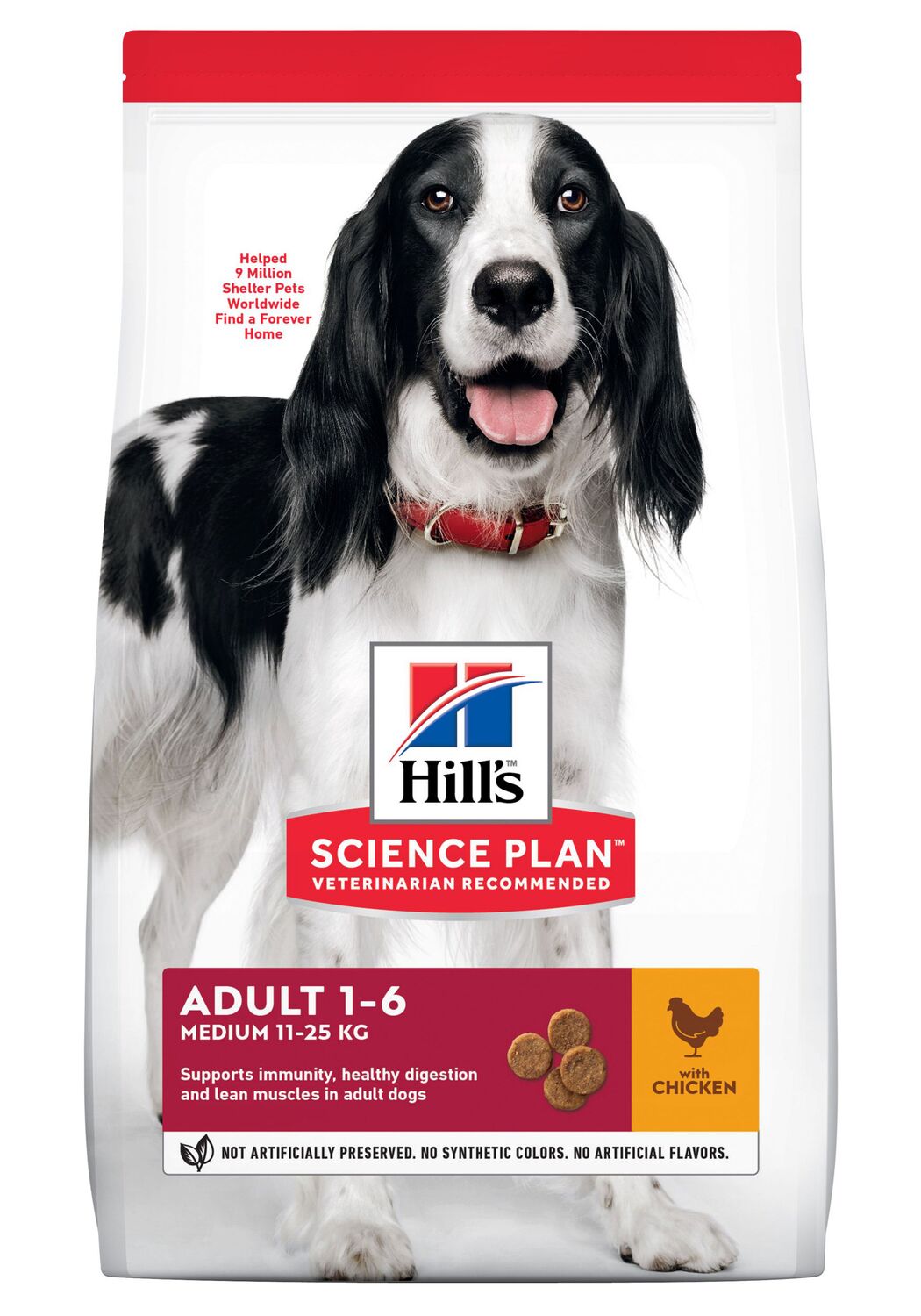 Croquettes chien poulet 12kg - HILL'S SCIENCE PLAN