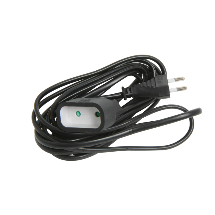 Rallonge électrique 3m 2x0.75 noir - DEBFLEX