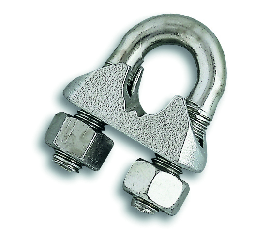 Serre cable x10 etri acier zingué d5mm