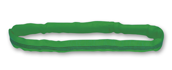 Elingue ronde s.fin vert 2t 3m