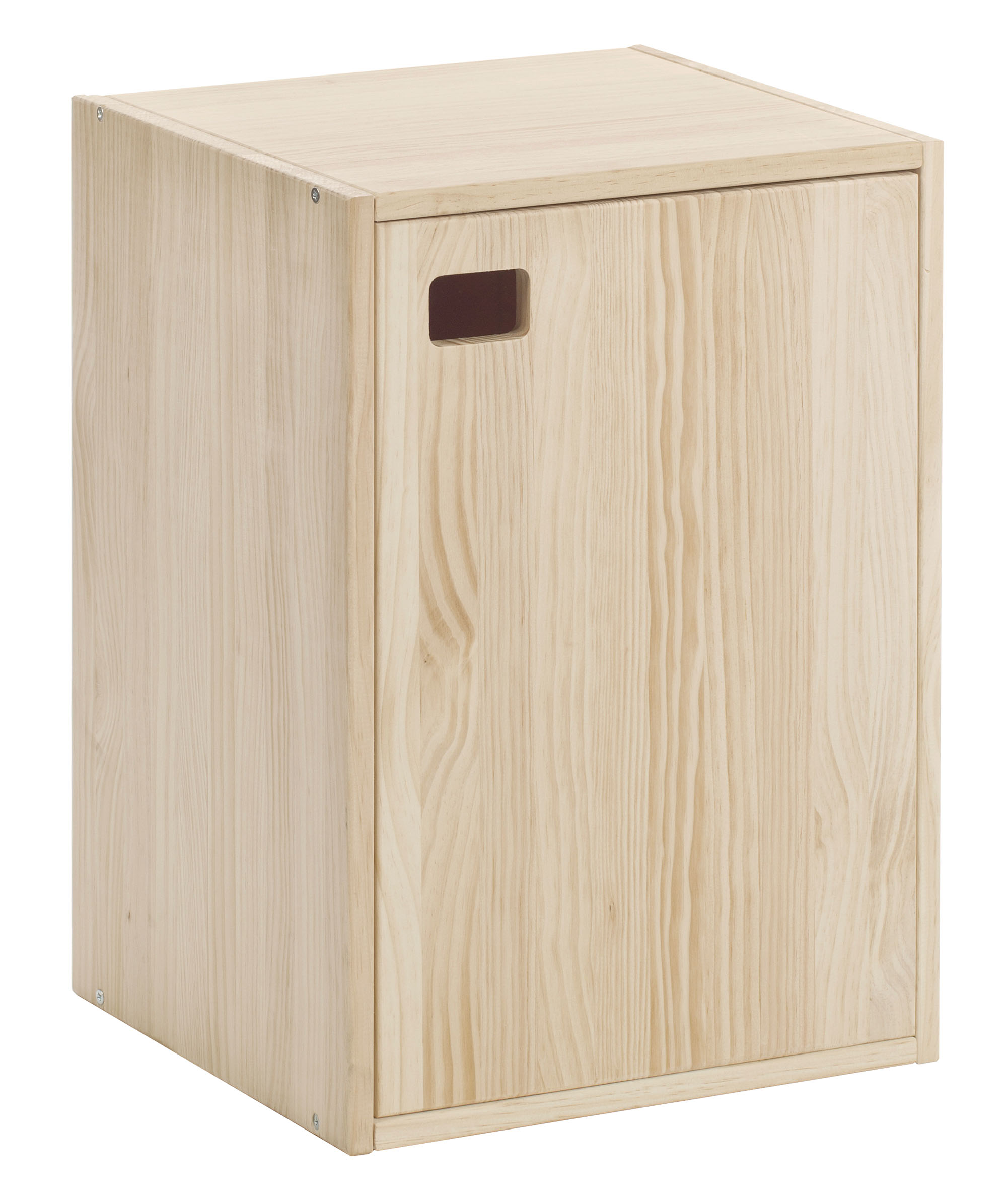 Armoire 1 porte en bois pin