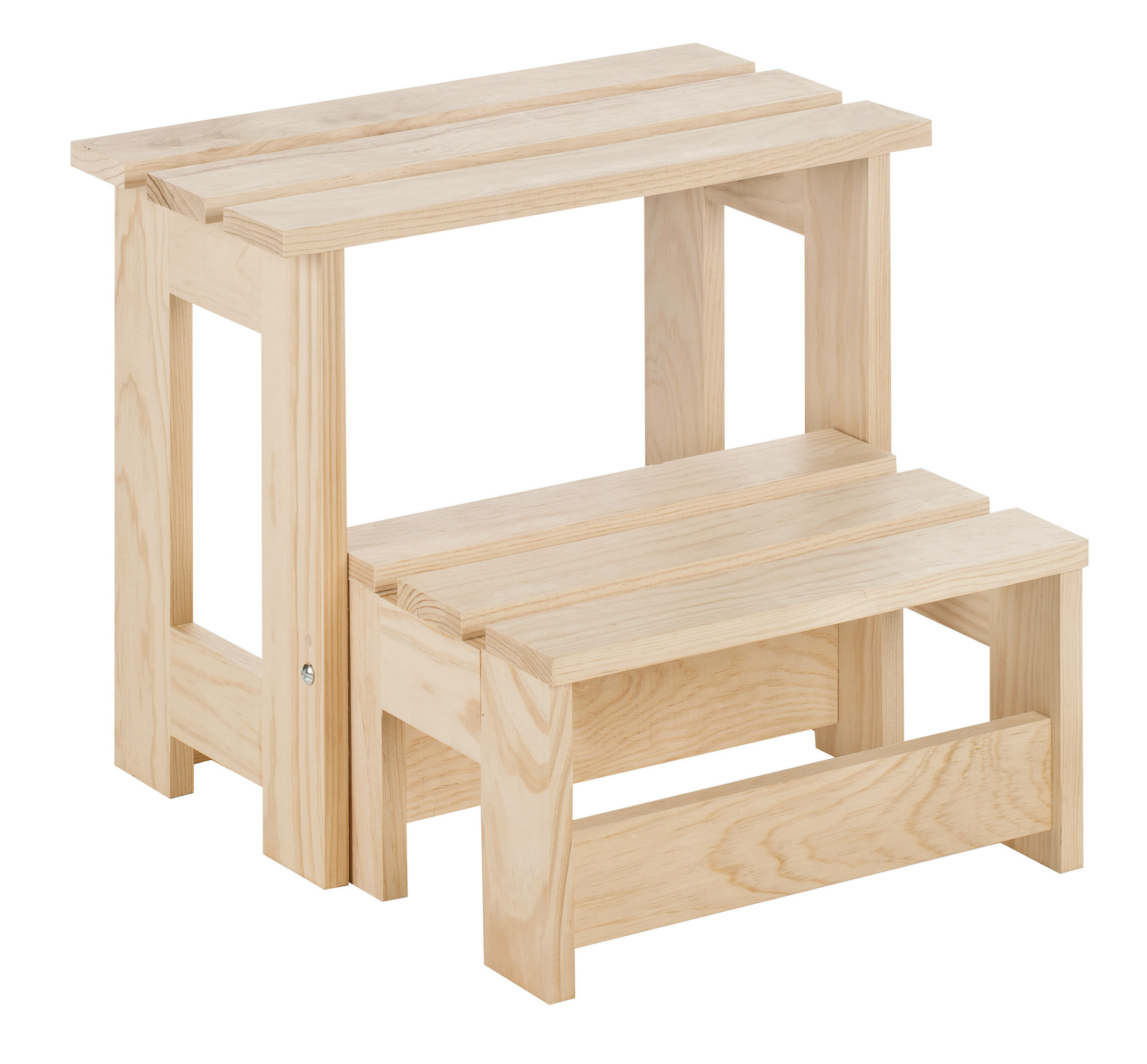 Tabouret marchepied en pin