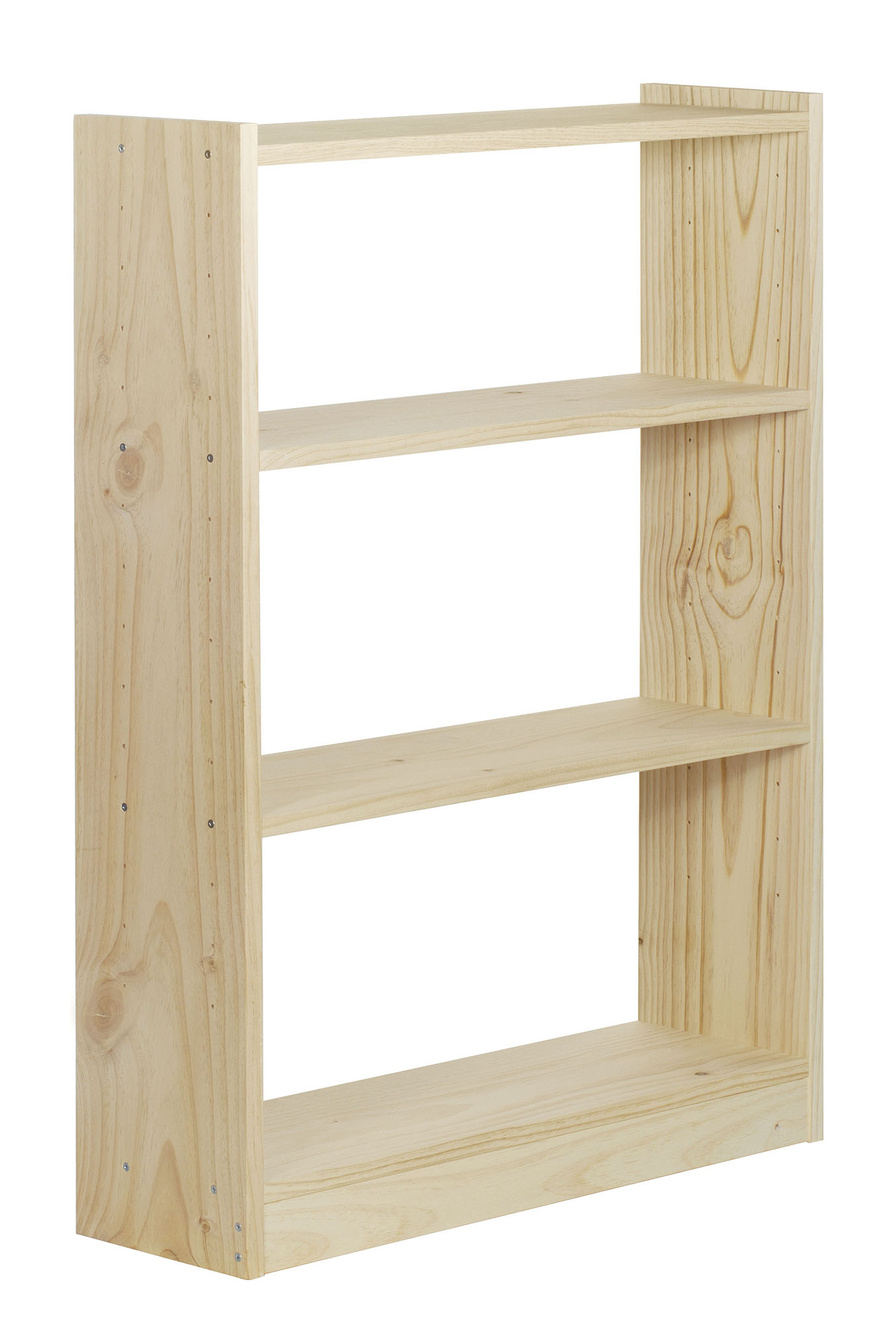 Ètagére bibliothèque en bois de pin