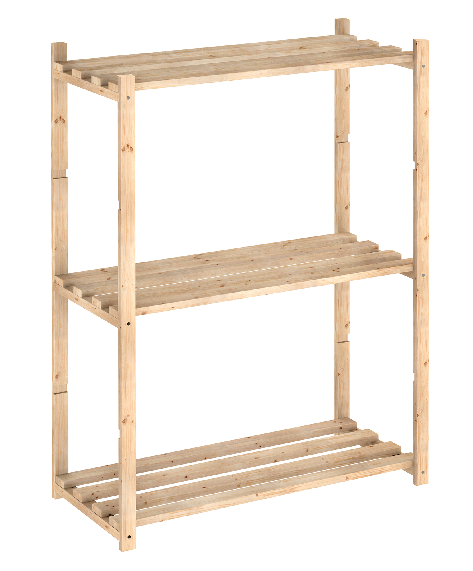Ètagére bibliothèque en bois de pin