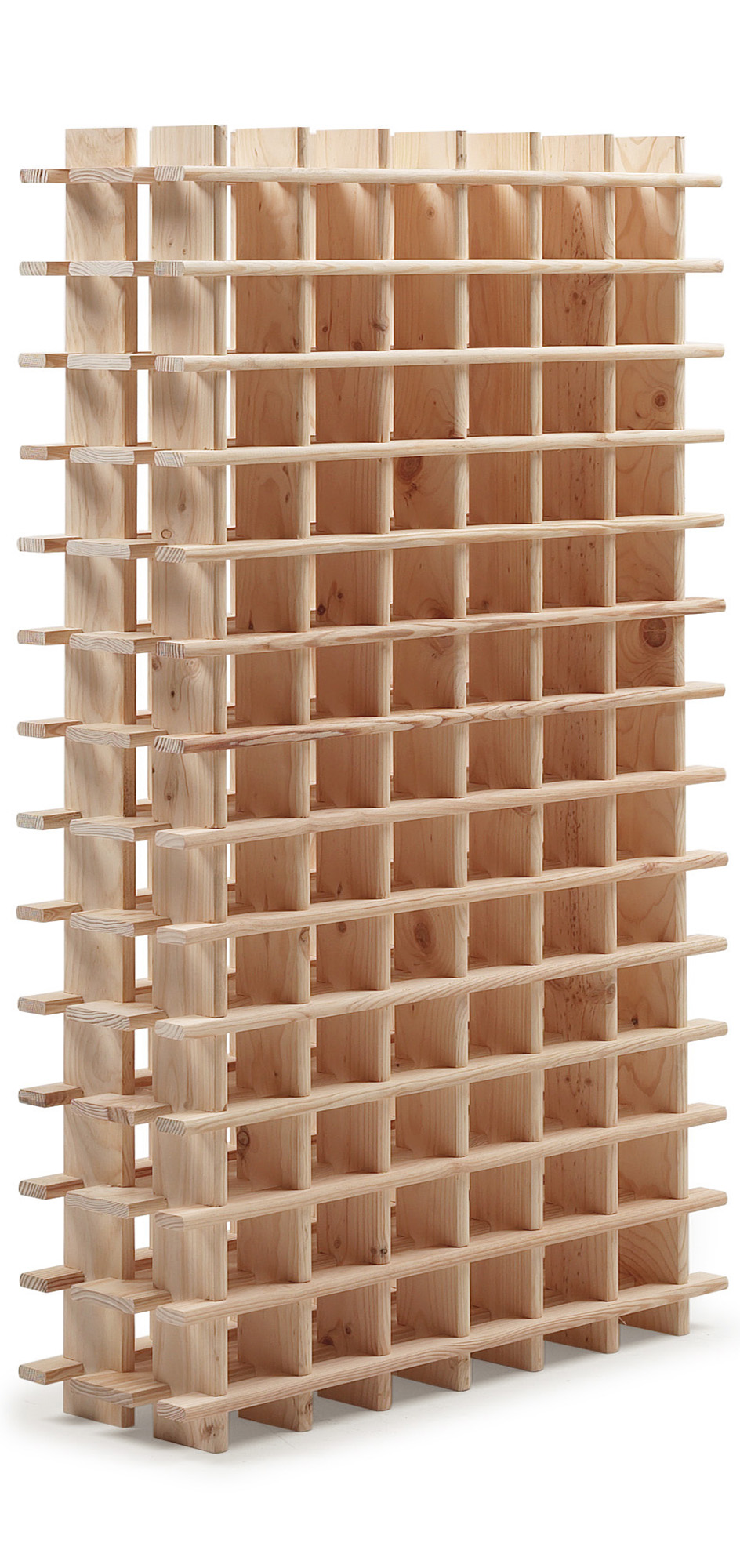Casier à bouteilles en bois pour 78 bouteilles