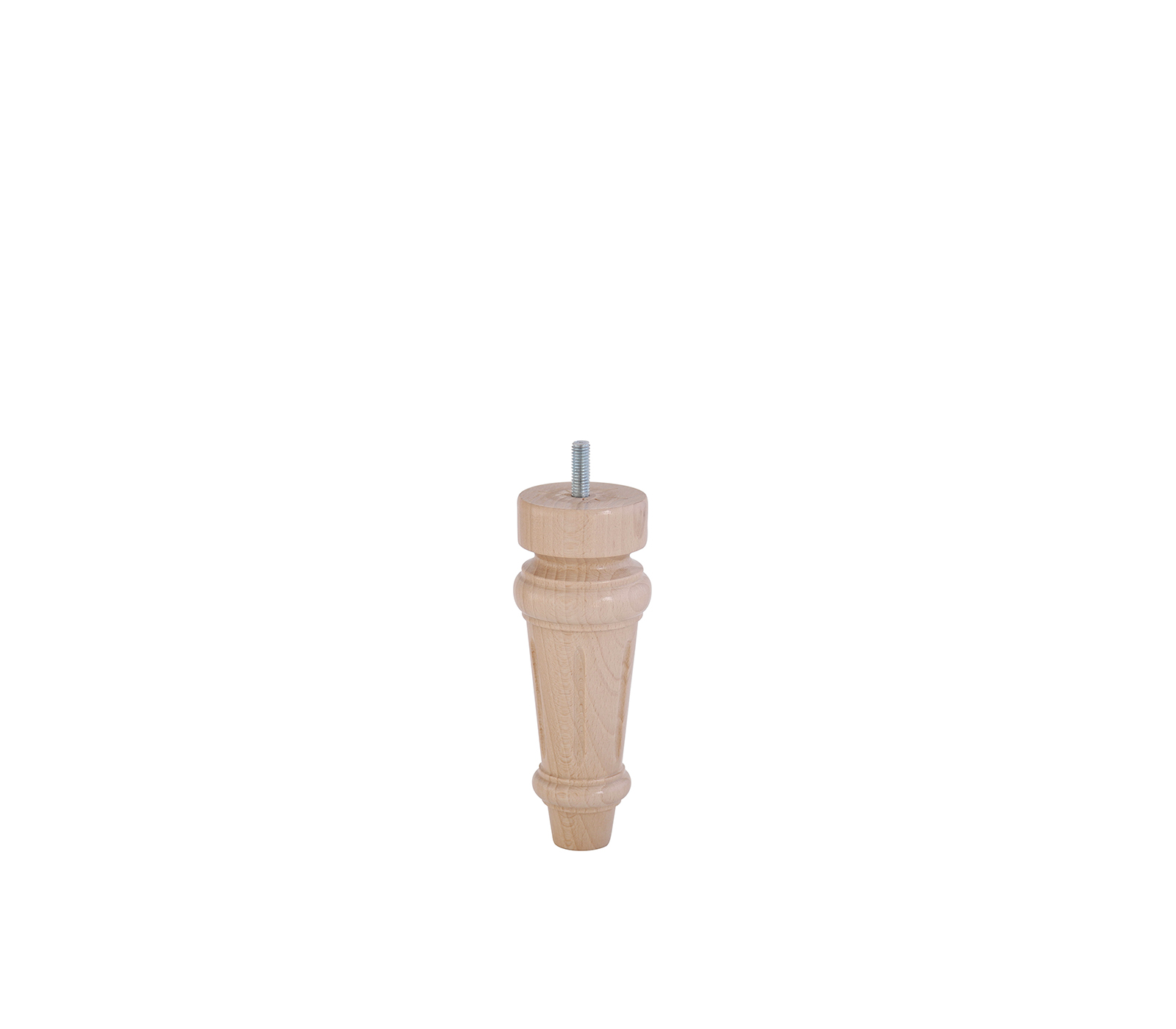Pied de lit louis xvi39 vernis naturel h150 d58
