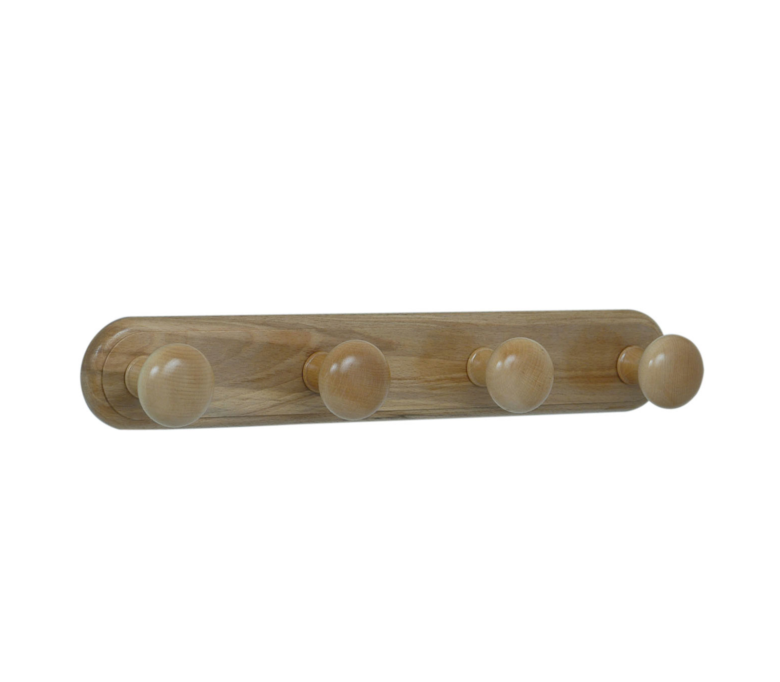 Portemanteau first vernis naturel 4 tetes 