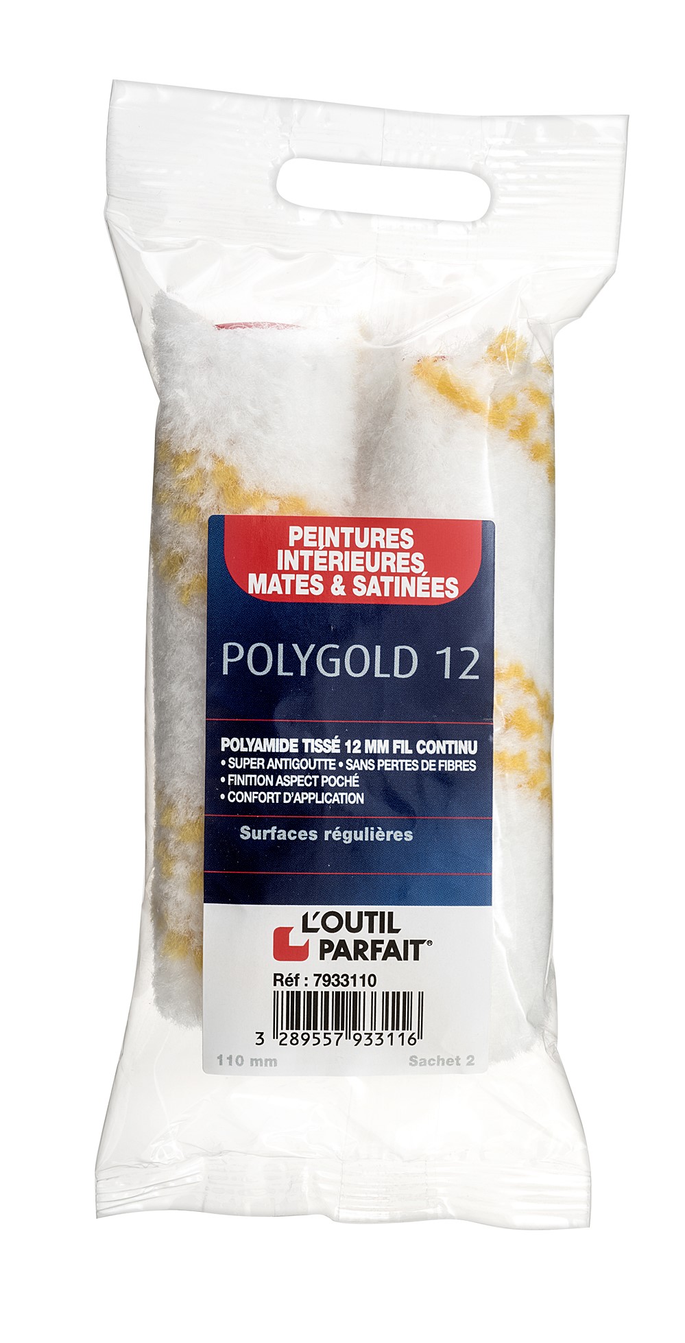 2 manchons polygold 12 110mm