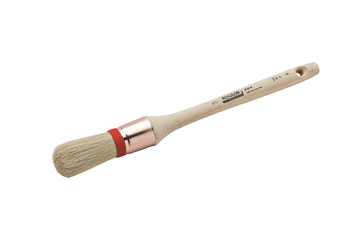 Brosse pouce n° 8 - 32 mm collet rouge - 3***