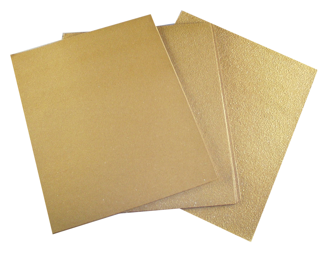 Lot 15 feuilles papier silex (5 fin-5 moyen - 5 gros)
