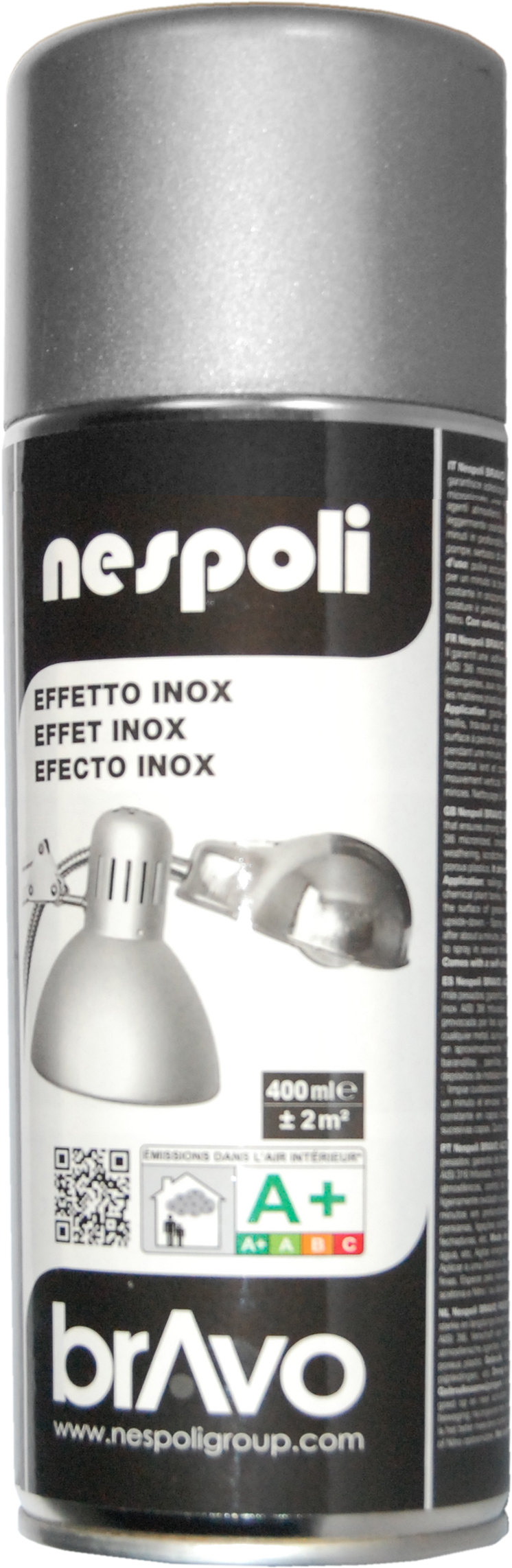 Spray effet inox 400 ml