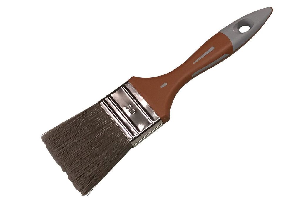 Pinceau plat bi-matière lasure largeur 60 - epais.15