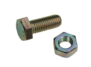 Boulon tête hexagonale ac bichromaté 8.8 16x100 x5