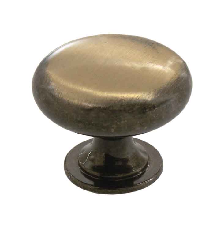 Bouton métal vieux laiton ø 32 mm