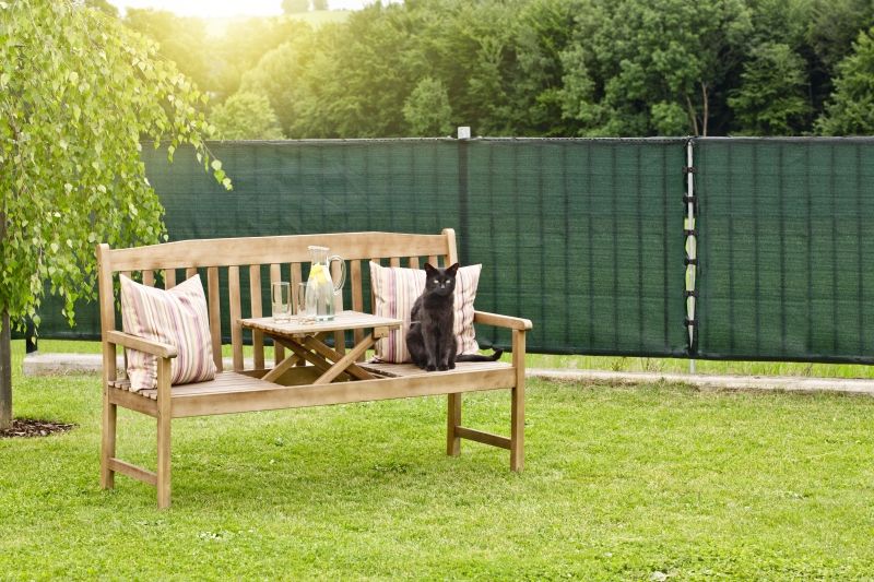 Brise-vue hdpe vert 1,2x50m 180g/m² occ 97% à la coupe