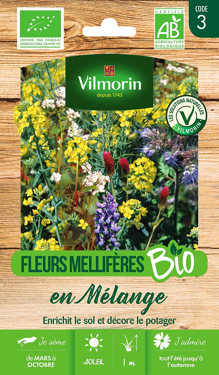 Fleurs engrais vert bio