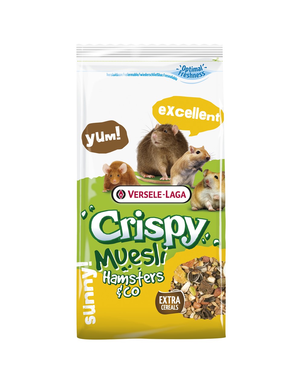 Aliment crispy muesli hamsters & co 2,75kg