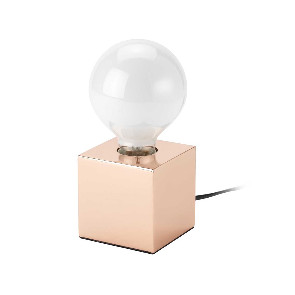 Lampe Touch Ludvig 8,5x8,5x8,5cm 40W Cuivré - MATHIAS