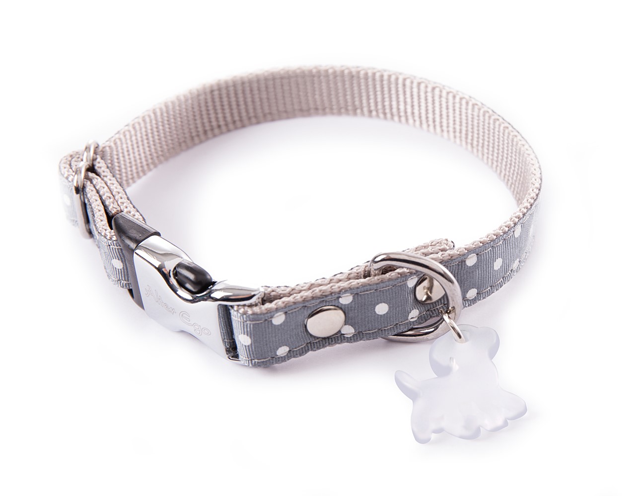 Collier pois s 15-23/33 gris