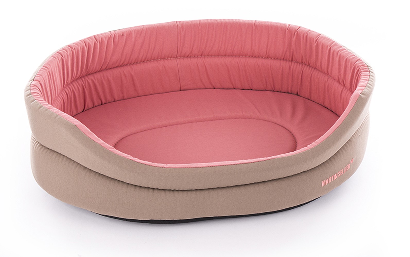 Corbeille classique tissu 50cm beige