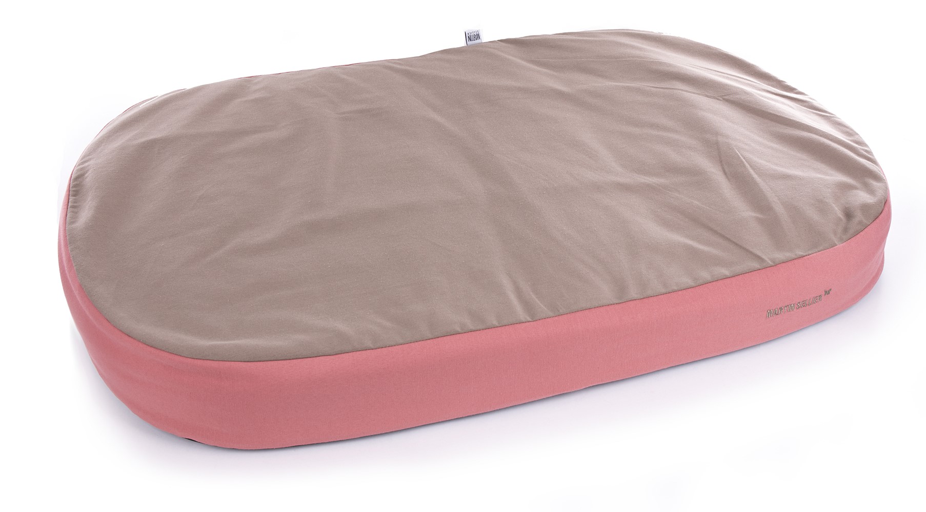 Coussin epais 80x58cm taupe/marron
