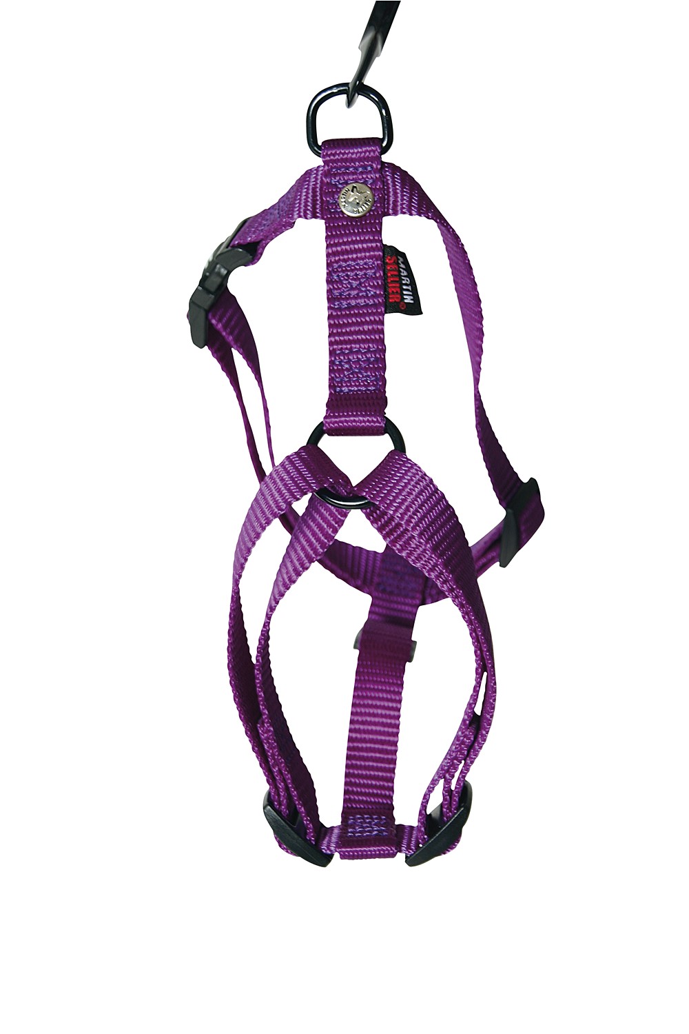 Harnais nylon réglable 40-90/110 mauve