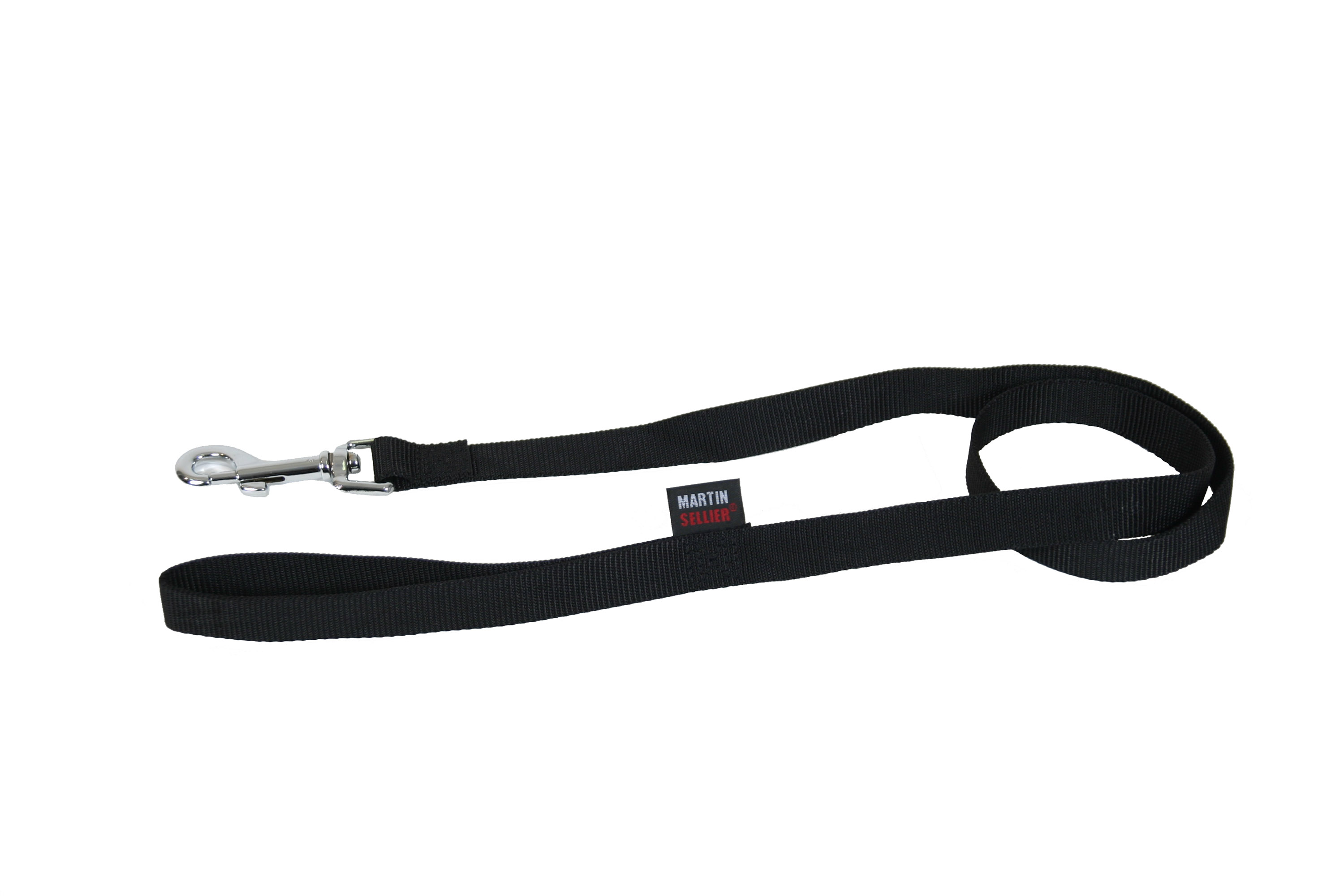Laisse nylon 25-120 noire