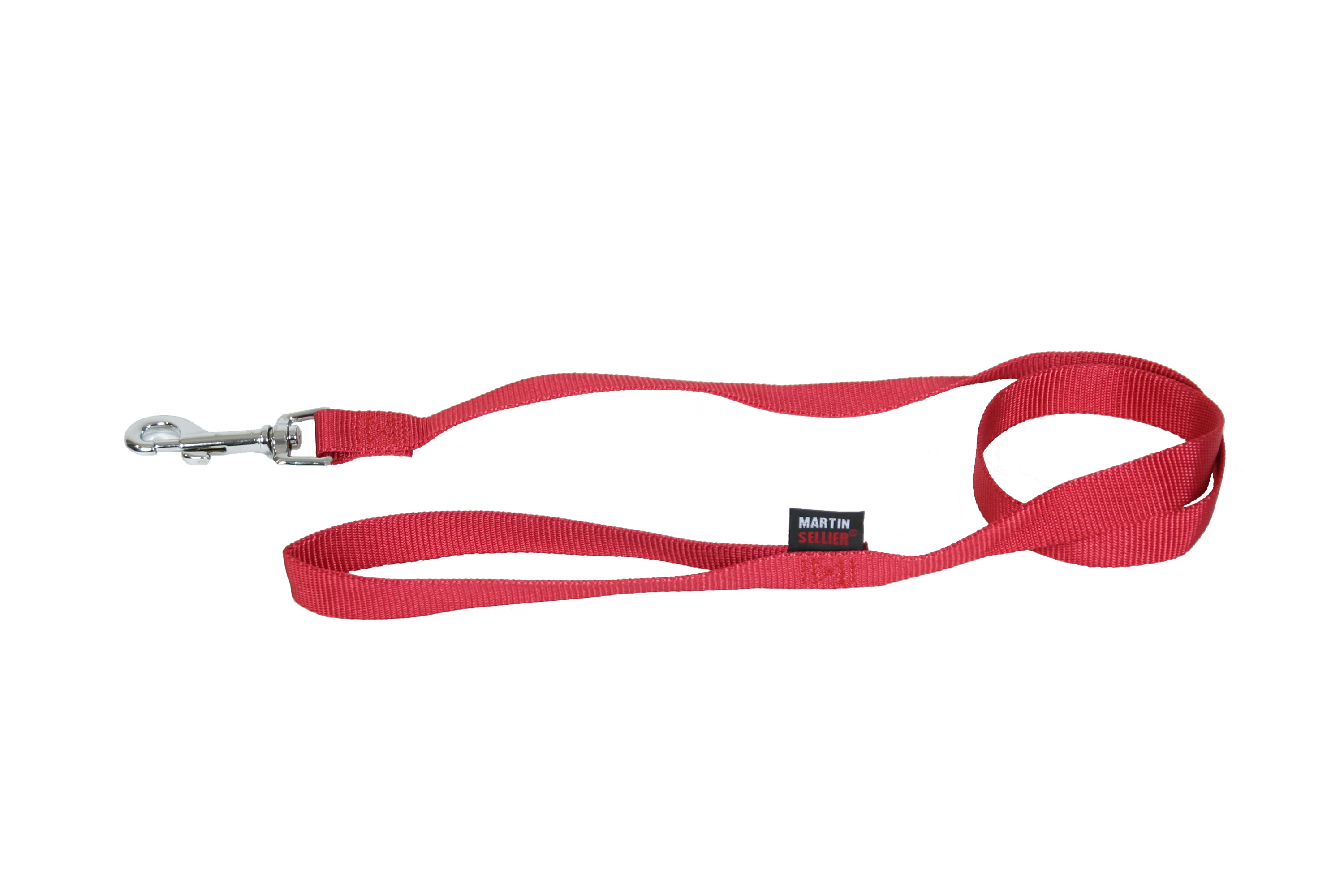 Laisse nylon 25-120 rouge