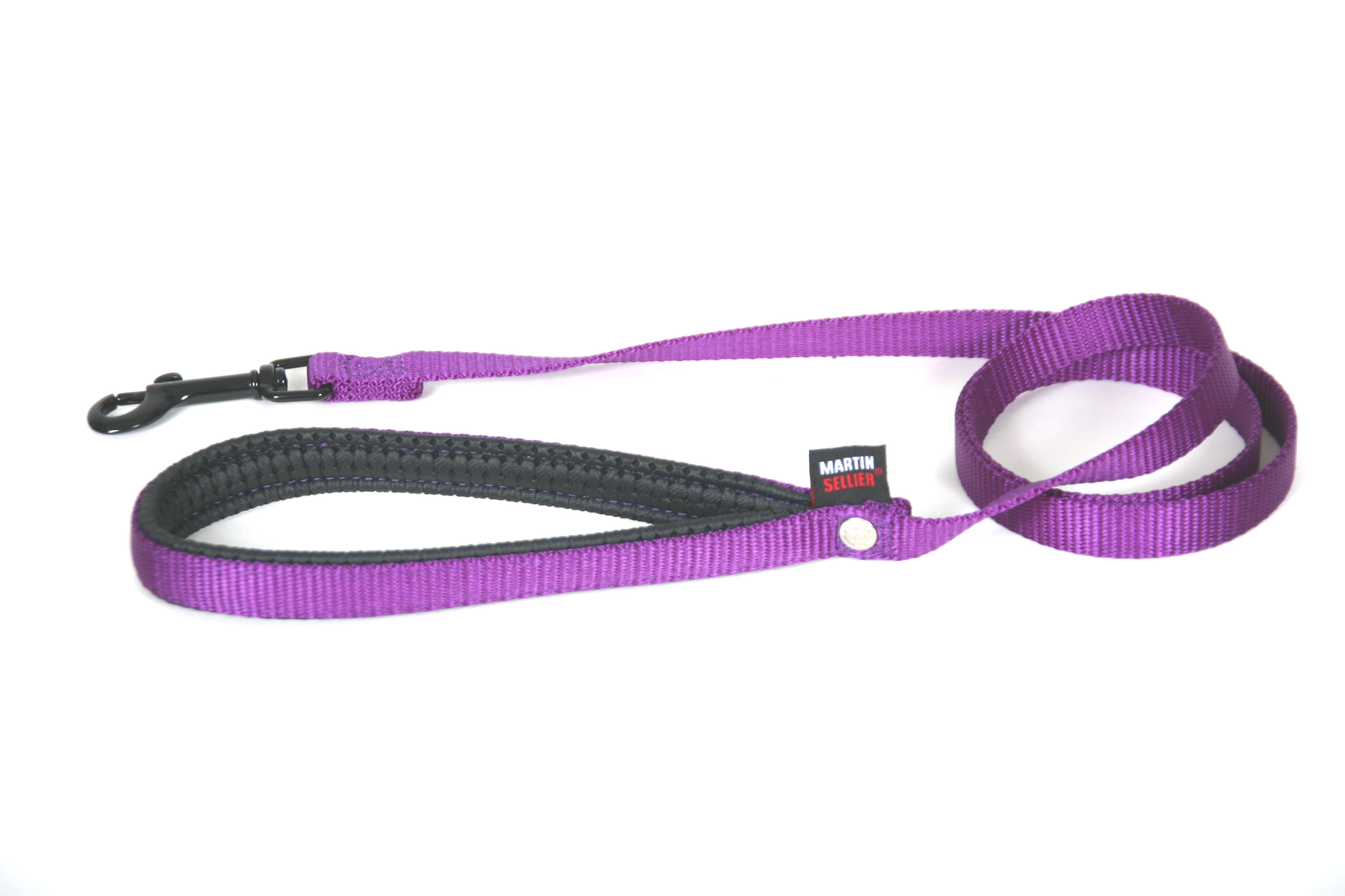 Laisse nylon conf 16-120 mauve