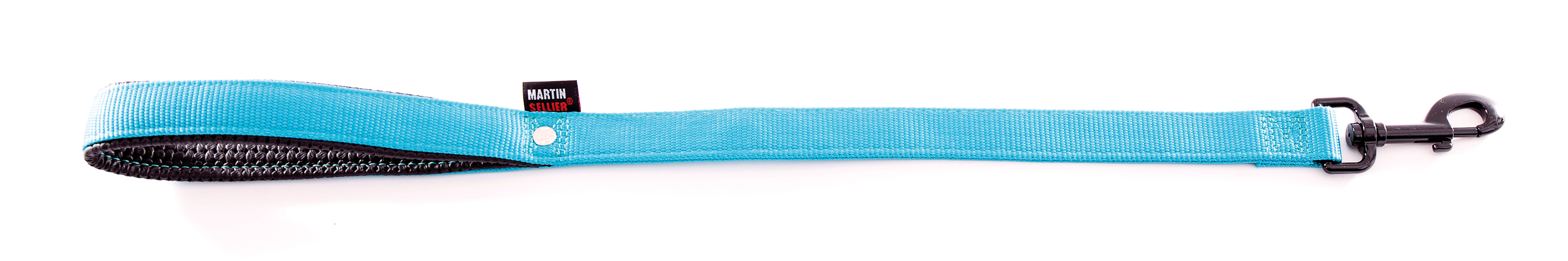 Laisse nylon doublé 25-60 turquoise