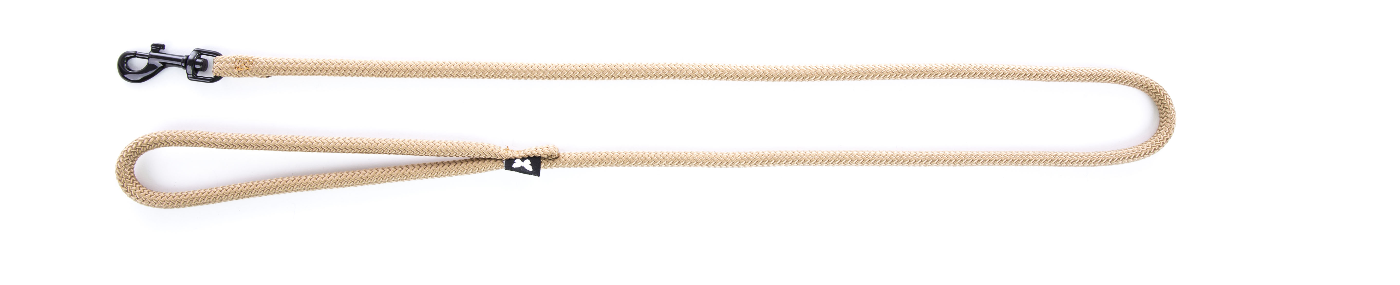 Laisse nylon rond 1m beige