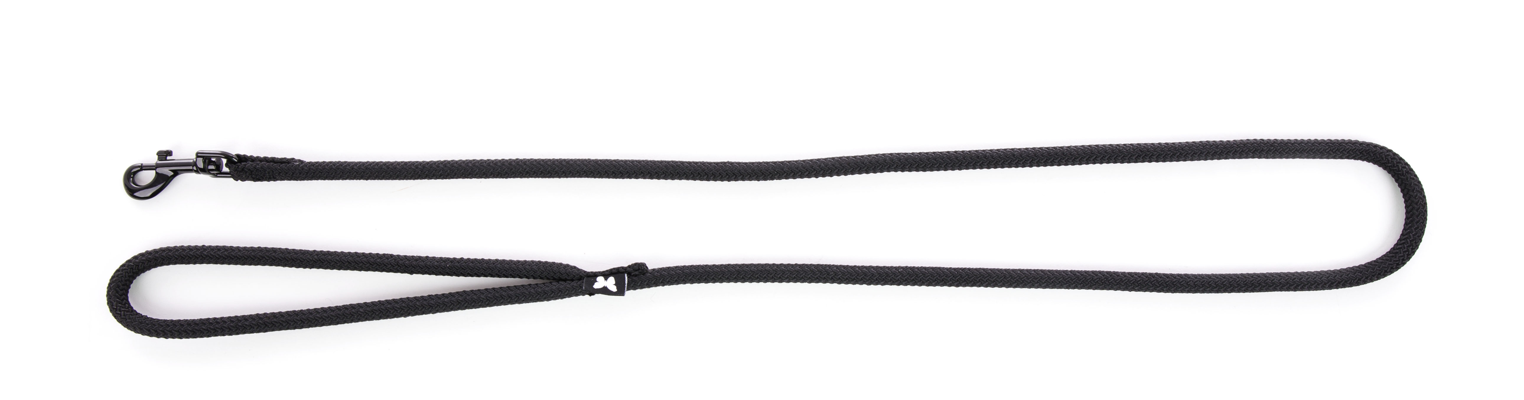 Laisse nylon rond 1m noir