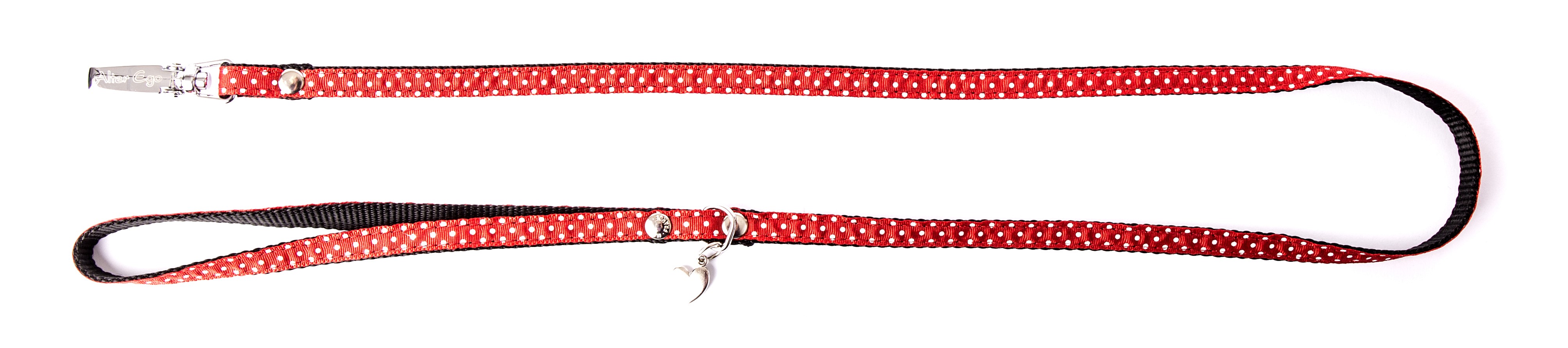 Laisse pois s 15-100 rouge bicolore