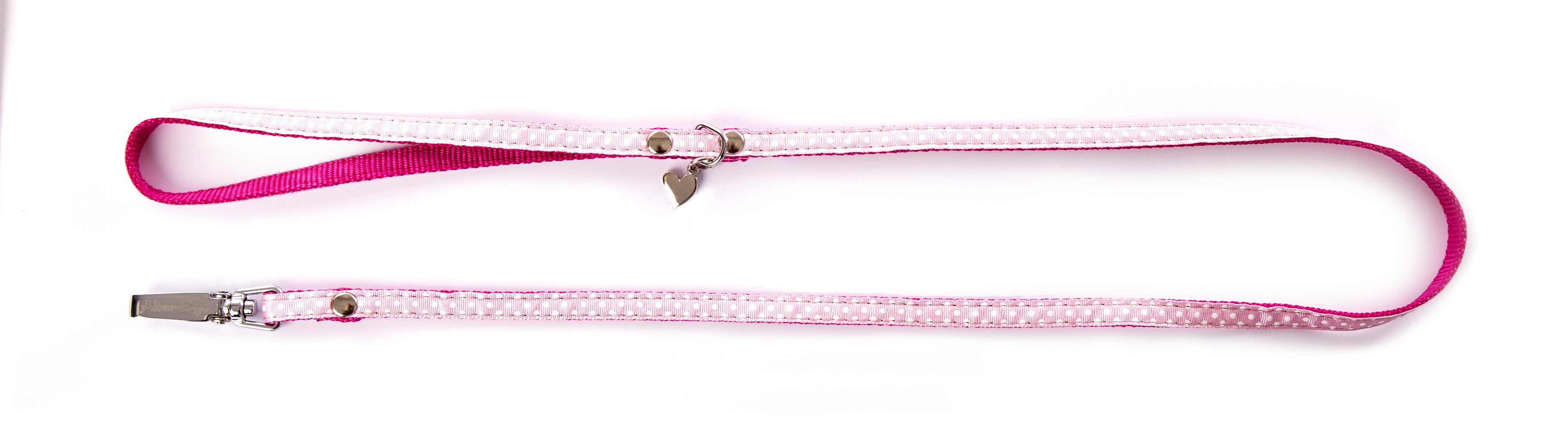 Laisse pois xs 10-100 rose pastel