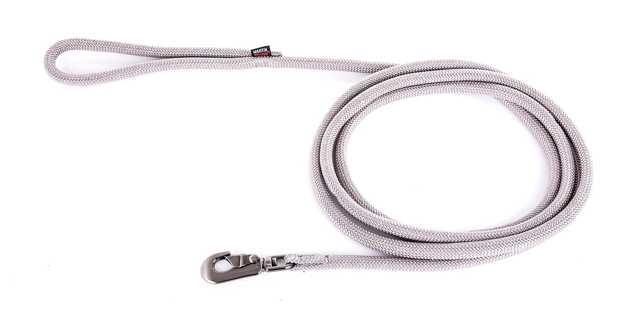 Longe nylon rond 3m gris