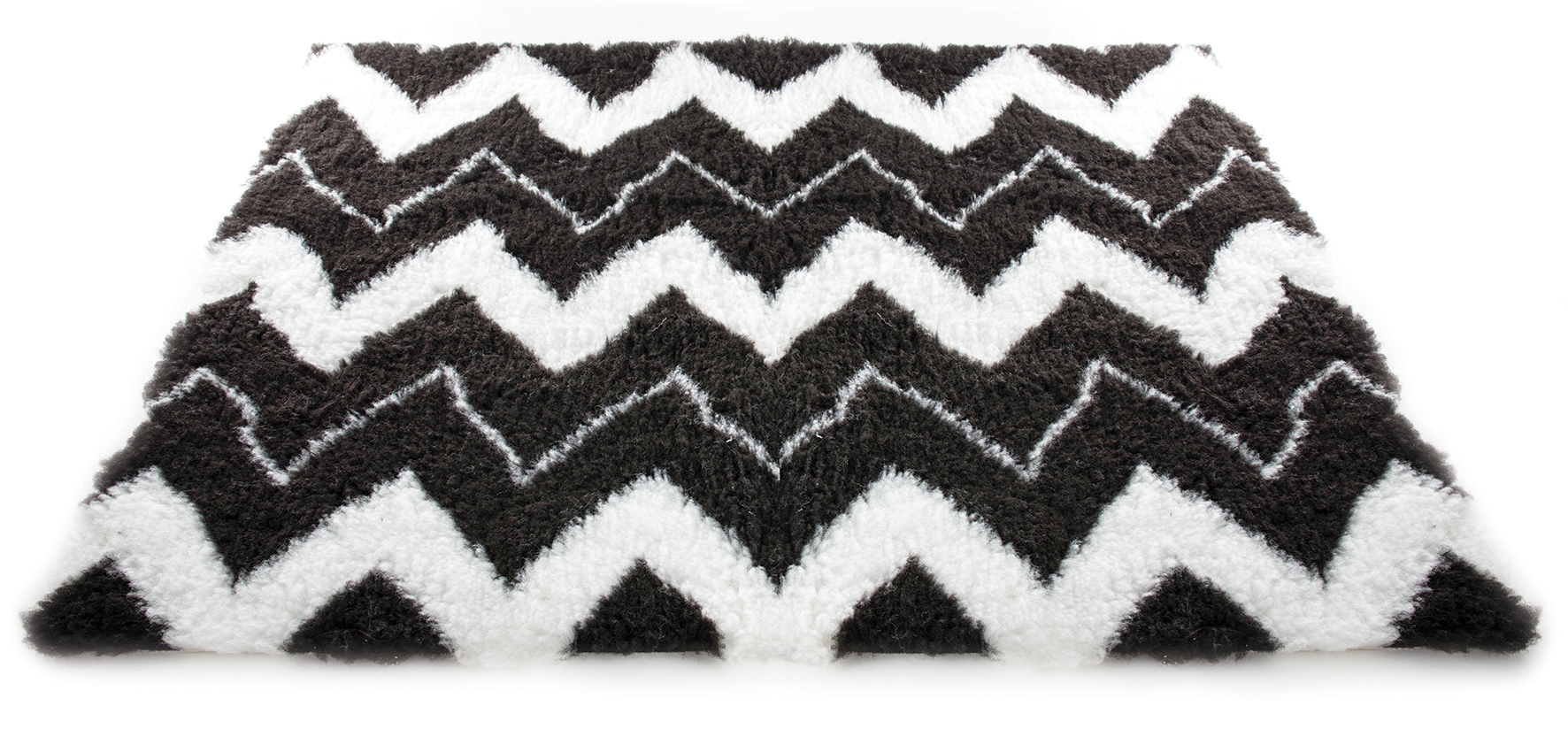 Rouleau anti-dérapant petbed 10x0.75 ethnic noir/blanc