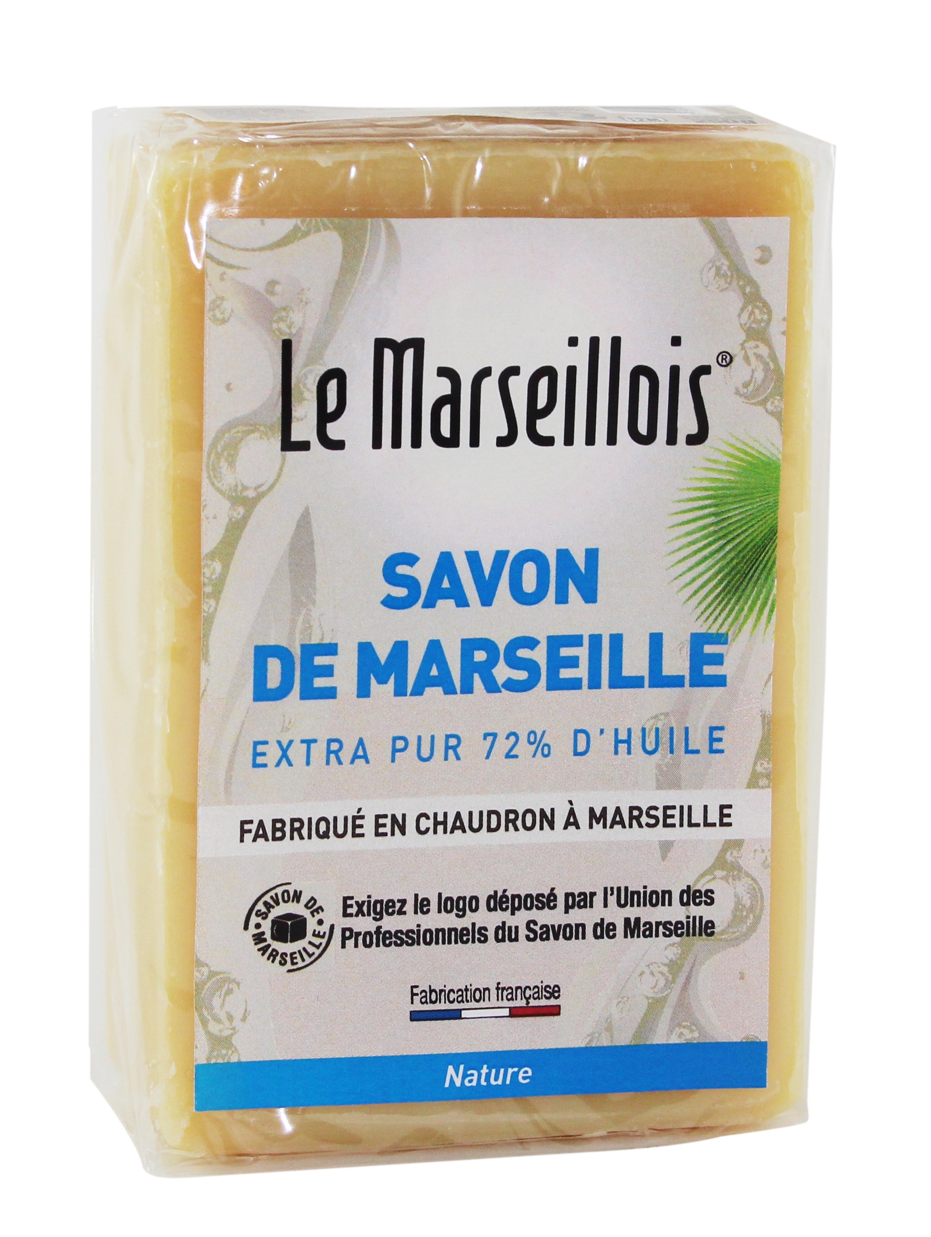 Véritable savon de marseille, format savonnette 0,250kg