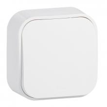 Poussoir saillie Profil Eco Blanc 