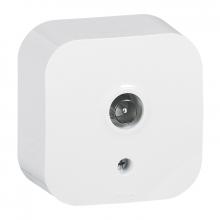 Prise TV simple saillie Profil Eco Blanc 