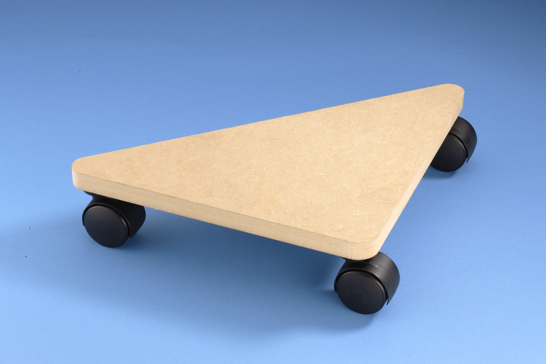 Plateau rouleur en bois triangulaire - MOTTEZ